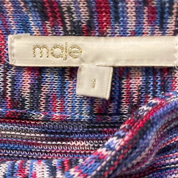 Maje Fit and Flare Sweater Knit Stretch Skirt, EUC, Size Small, MSRP $265 - Picture 8 of 10